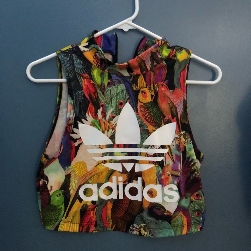 Adidas Colorful Crop🔥